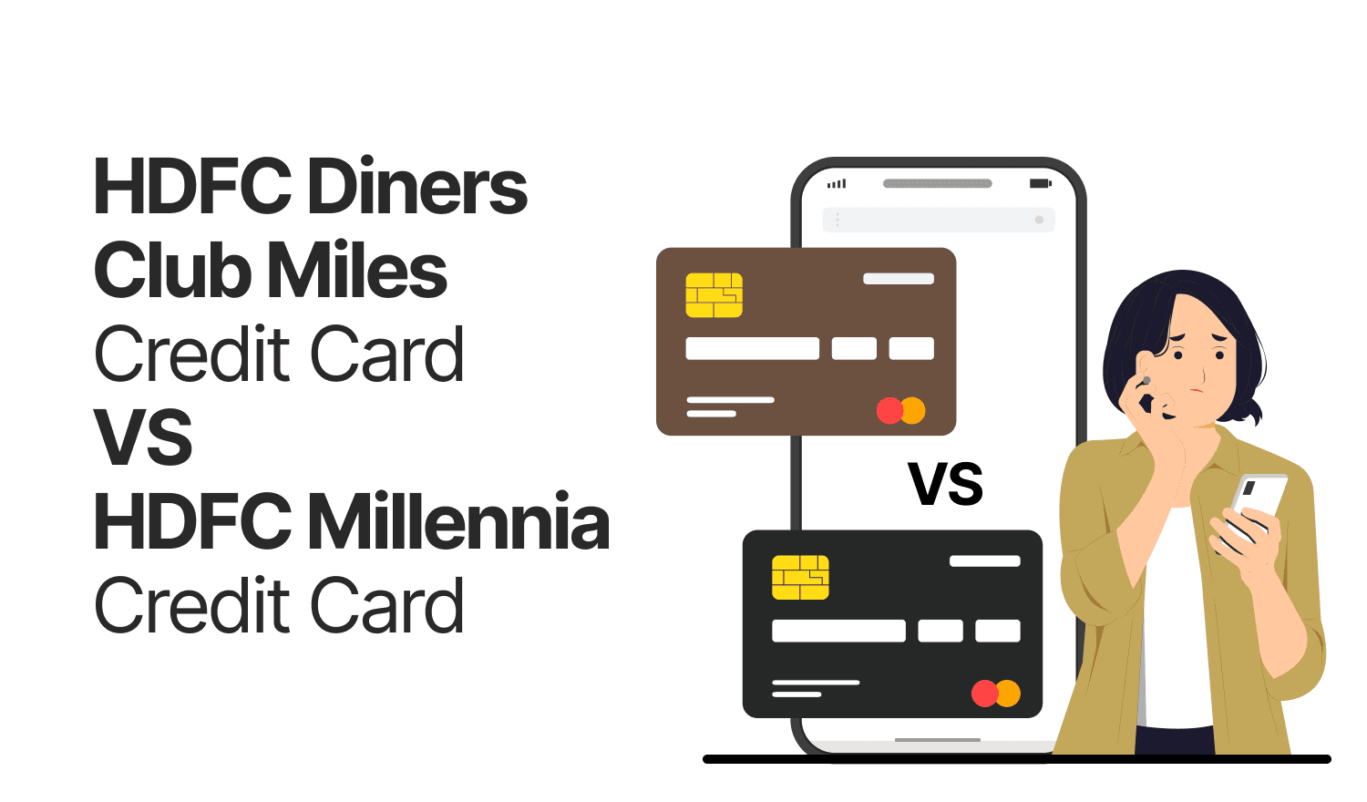 HDFC Diners Club Miles Credit Card vs HDFC Millennia Credit Card